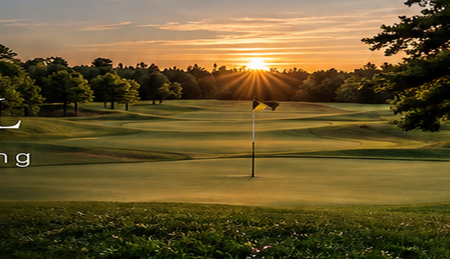Golf course and clubhouse
